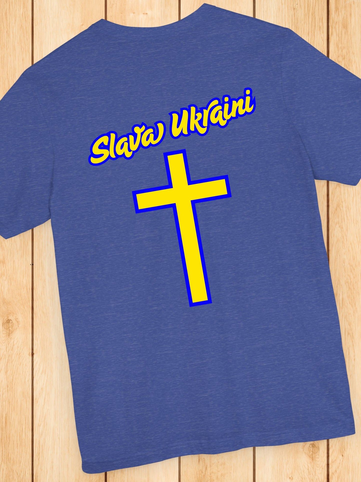 'Slava Ukraini' Unisex T-Shirt | Ukrainian Pride Shirt, Gift for Ukrainians, Support Ukraine, Casual Wear