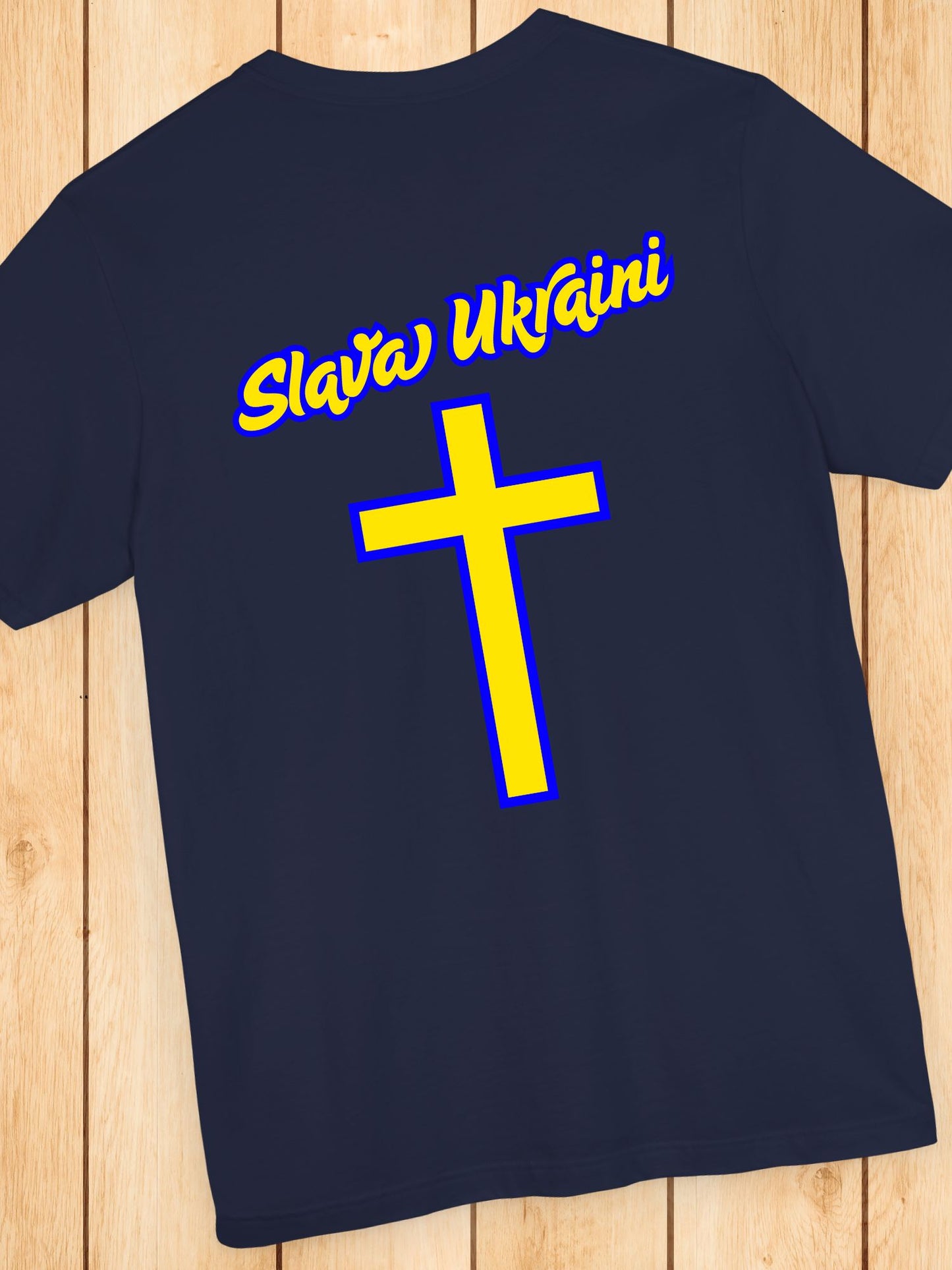 'Slava Ukraini' Unisex T-Shirt | Ukrainian Pride Shirt, Gift for Ukrainians, Support Ukraine, Casual Wear