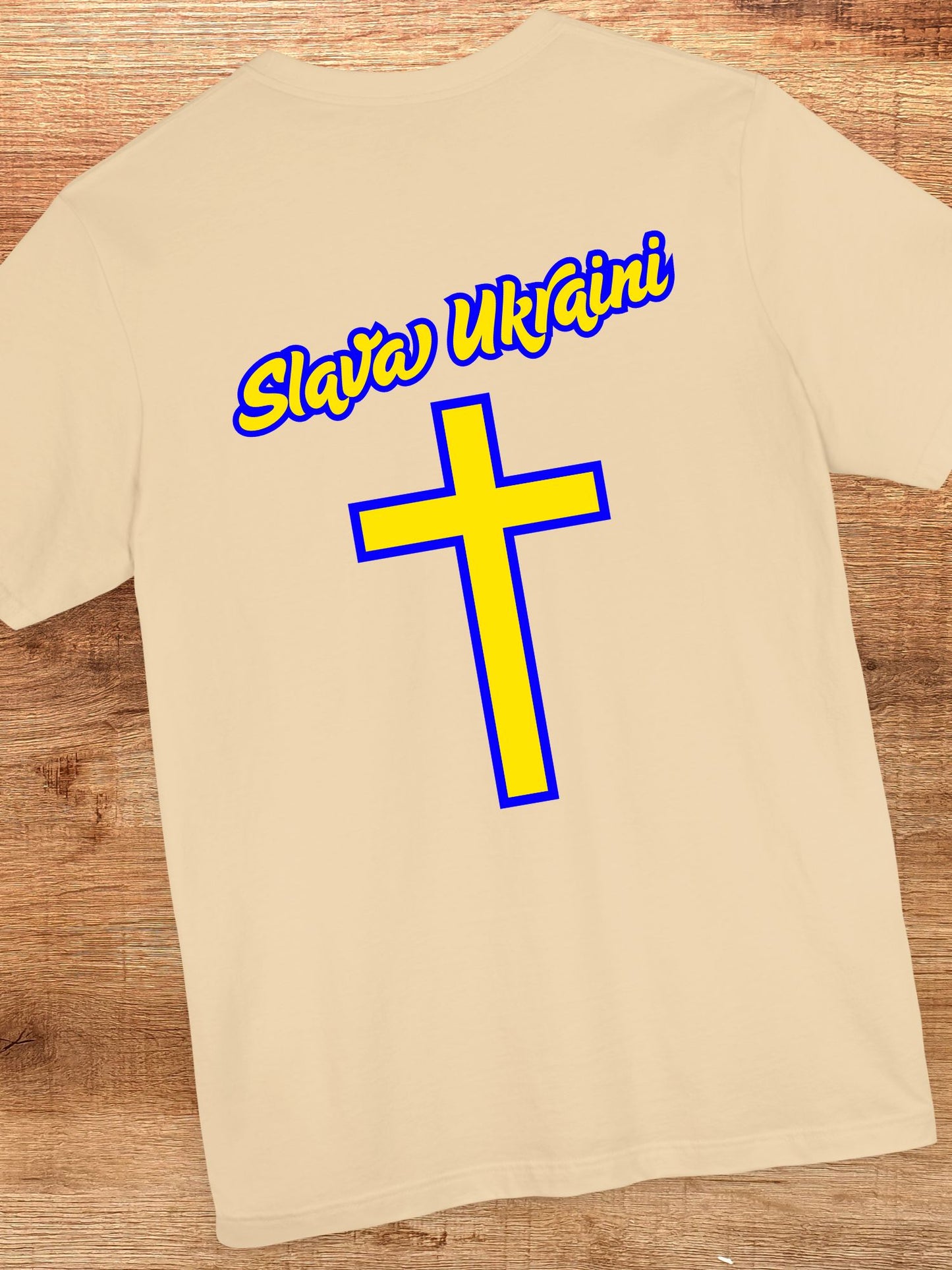 'Slava Ukraini' Unisex T-Shirt | Ukrainian Pride Shirt, Gift for Ukrainians, Support Ukraine, Casual Wear