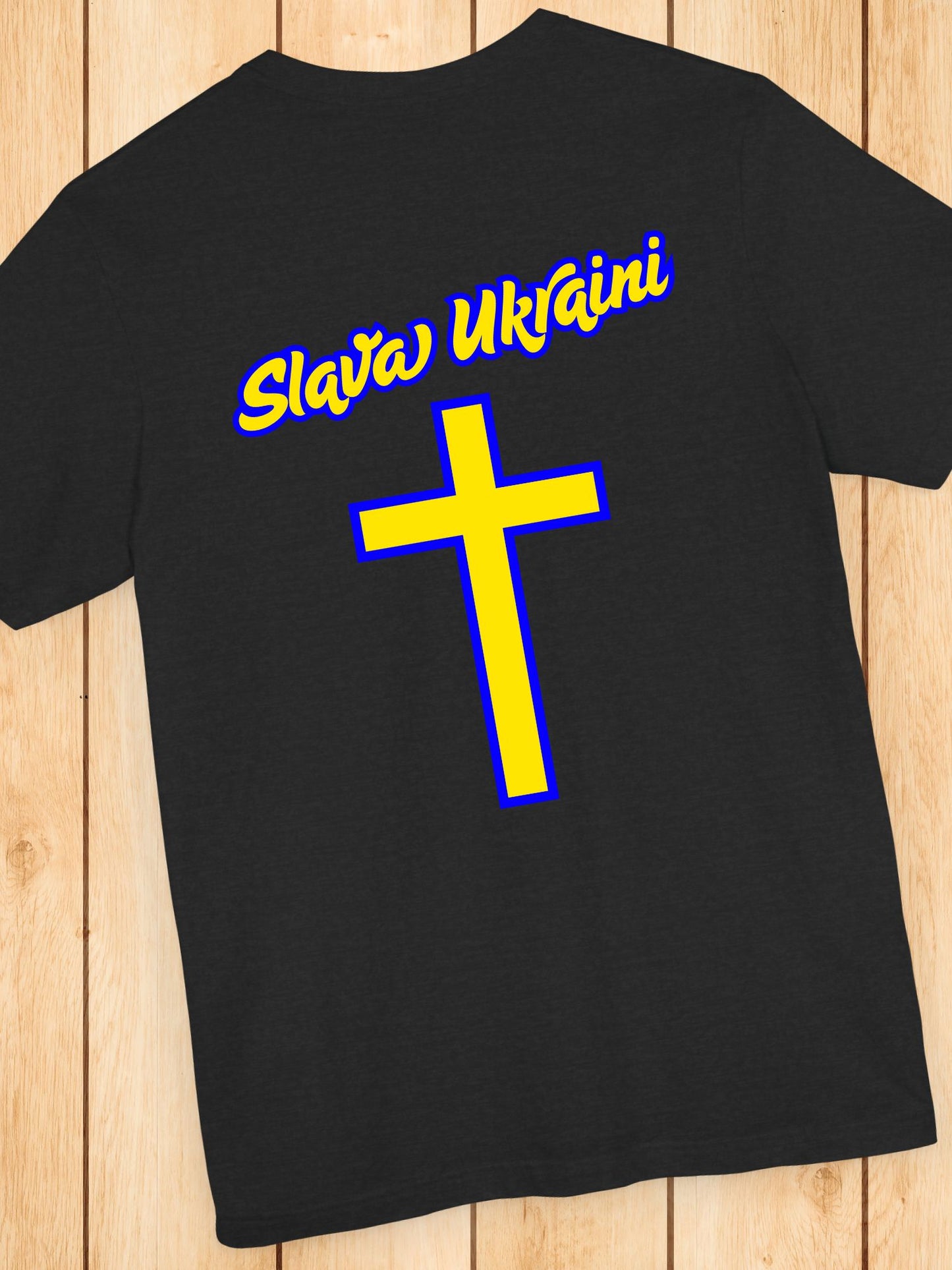 'Slava Ukraini' Unisex T-Shirt | Ukrainian Pride Shirt, Gift for Ukrainians, Support Ukraine, Casual Wear