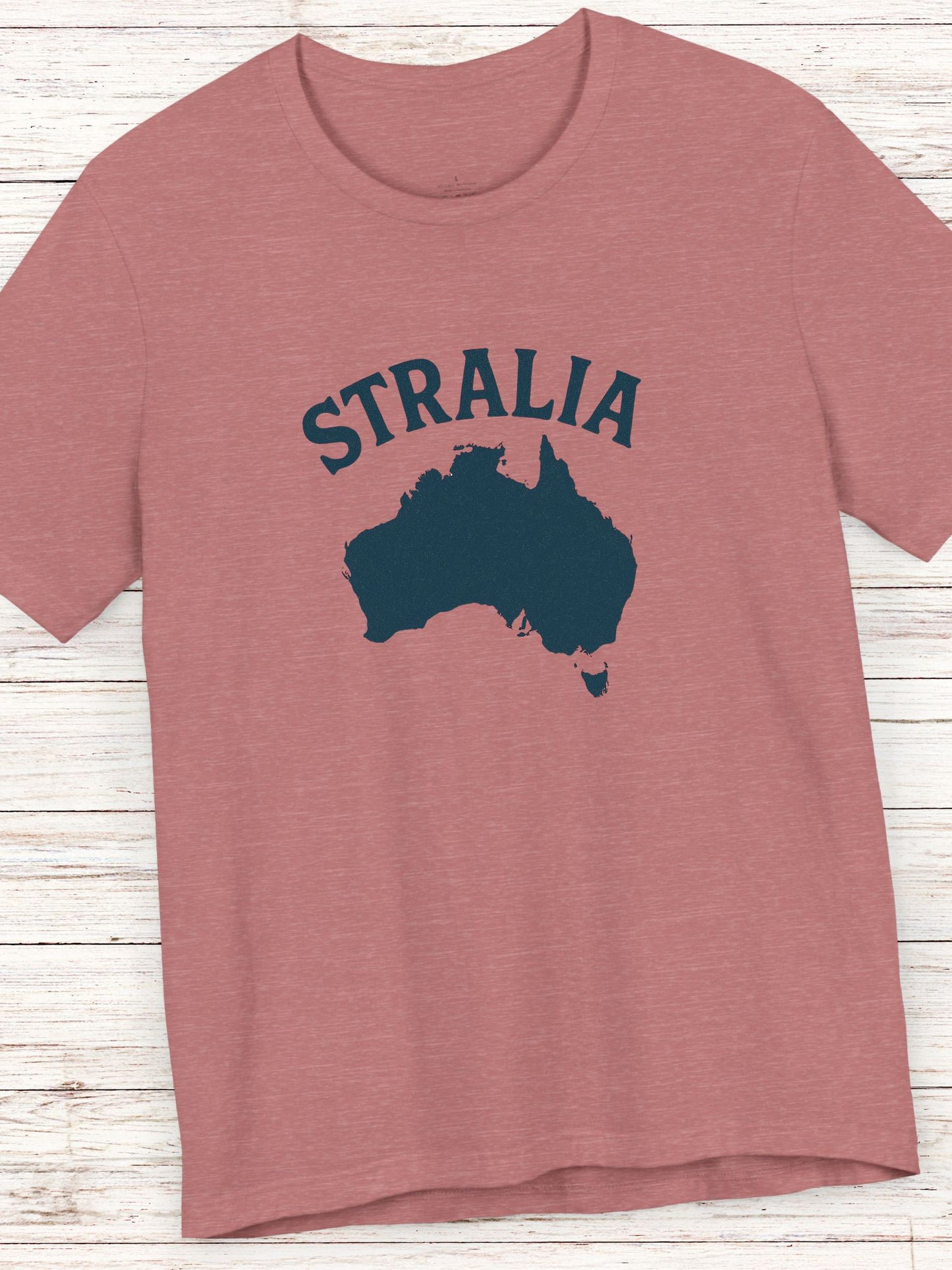 'Stralia' Map Graphic Unisex T-Shirt, Australia Lover Tee, Travel and Adventure