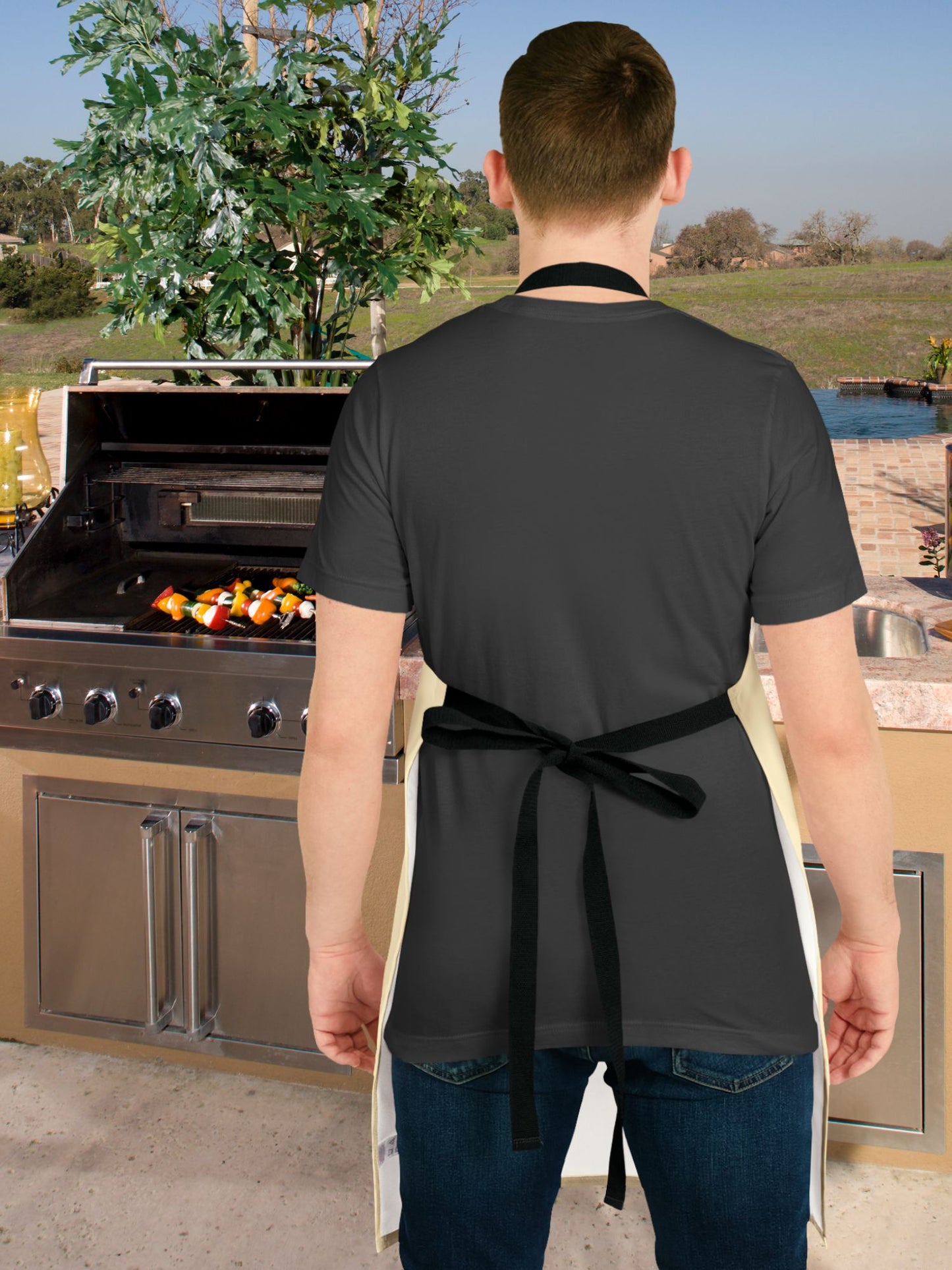 "That Tong" Fun Cooking Apron with Tong Graphics, Unique Gift for Chefs, Kitchen Accessory, Cooking Enthusiasts, BBQ Lovers