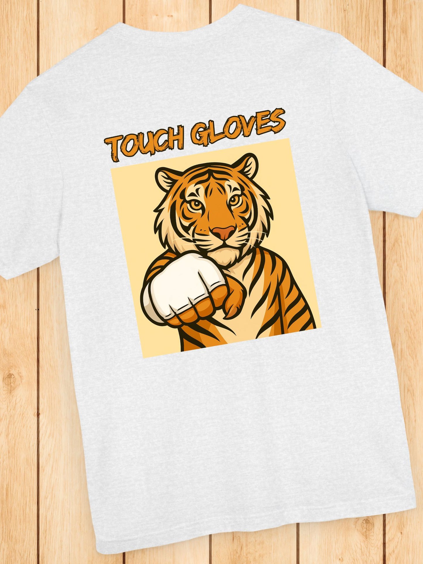 'Touch Gloves' MMA Tiger Graphic Unisex T-Shirt, MMA Apparel, Tiger Lover Tee