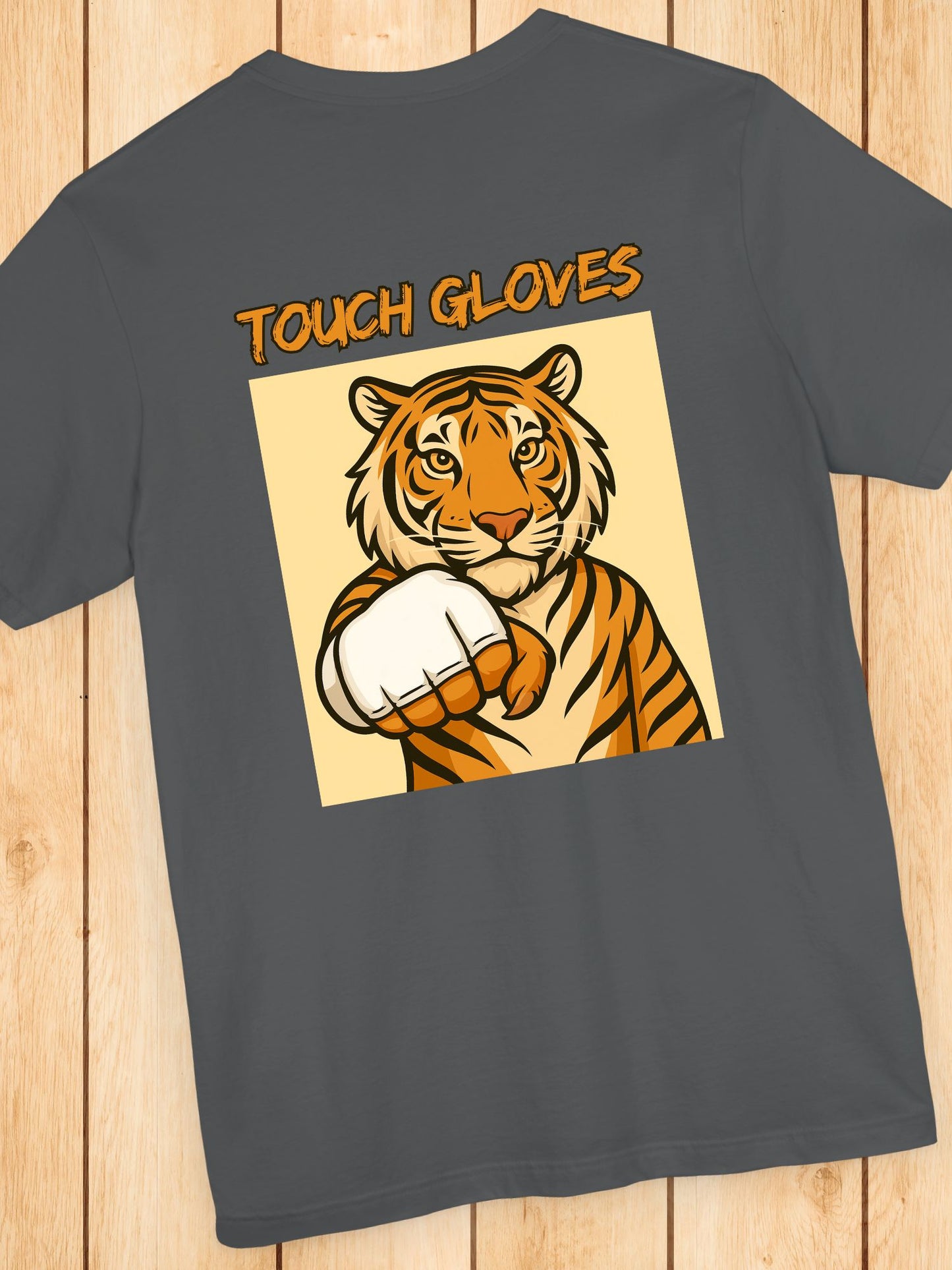 'Touch Gloves' MMA Tiger Graphic Unisex T-Shirt, MMA Apparel, Tiger Lover Tee