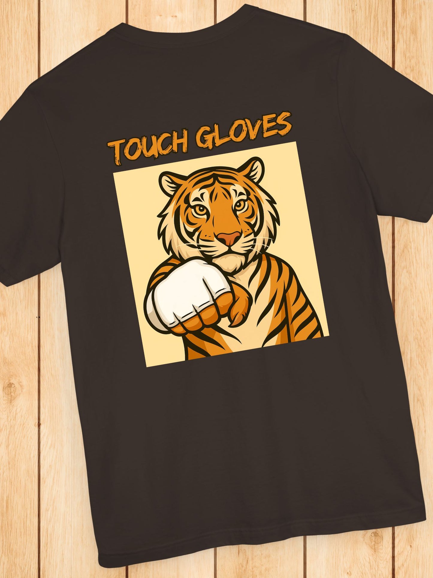 'Touch Gloves' MMA Tiger Graphic Unisex T-Shirt, MMA Apparel, Tiger Lover Tee