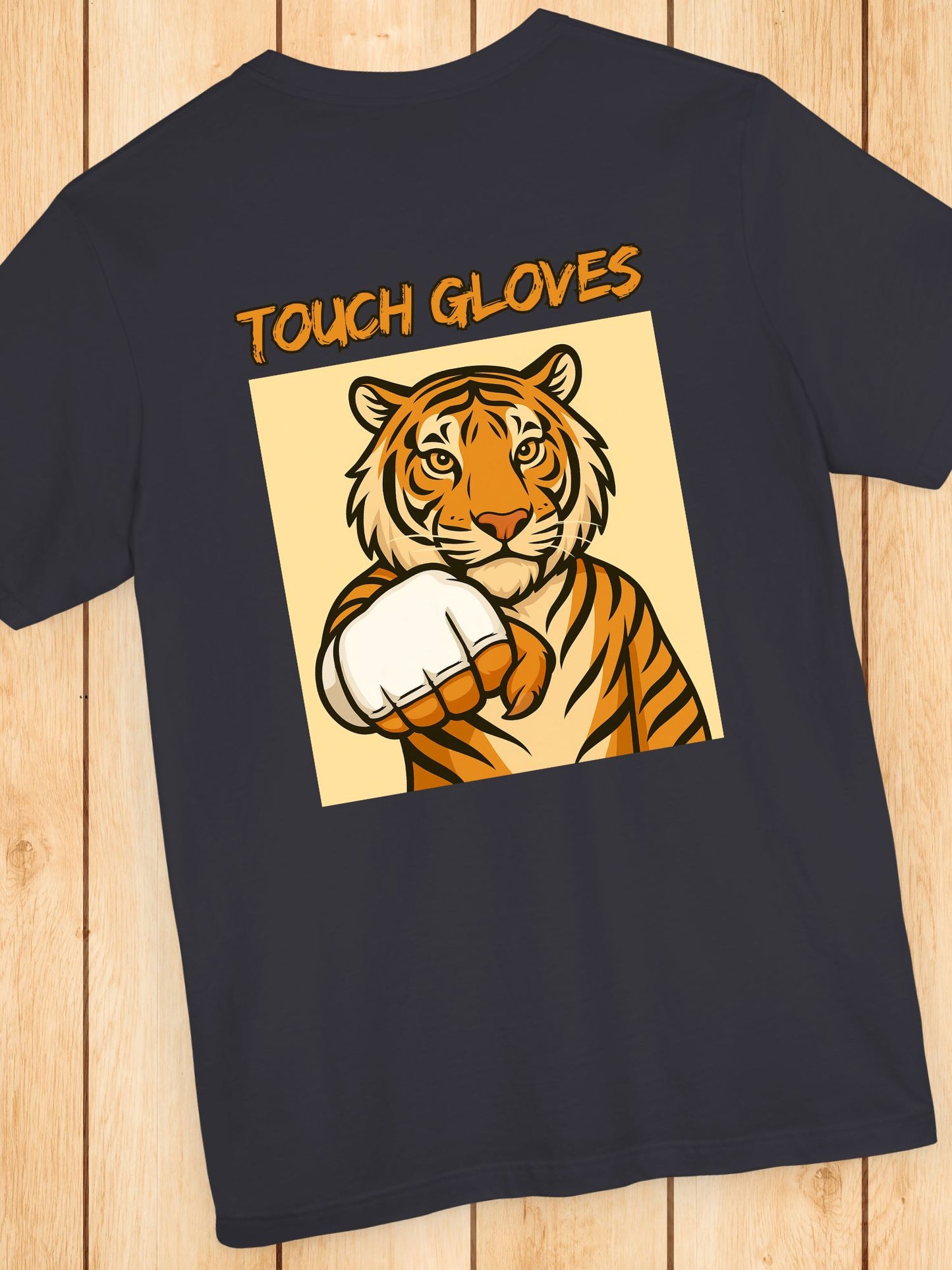 'Touch Gloves' MMA Tiger Graphic Unisex T-Shirt, MMA Apparel, Tiger Lover Tee