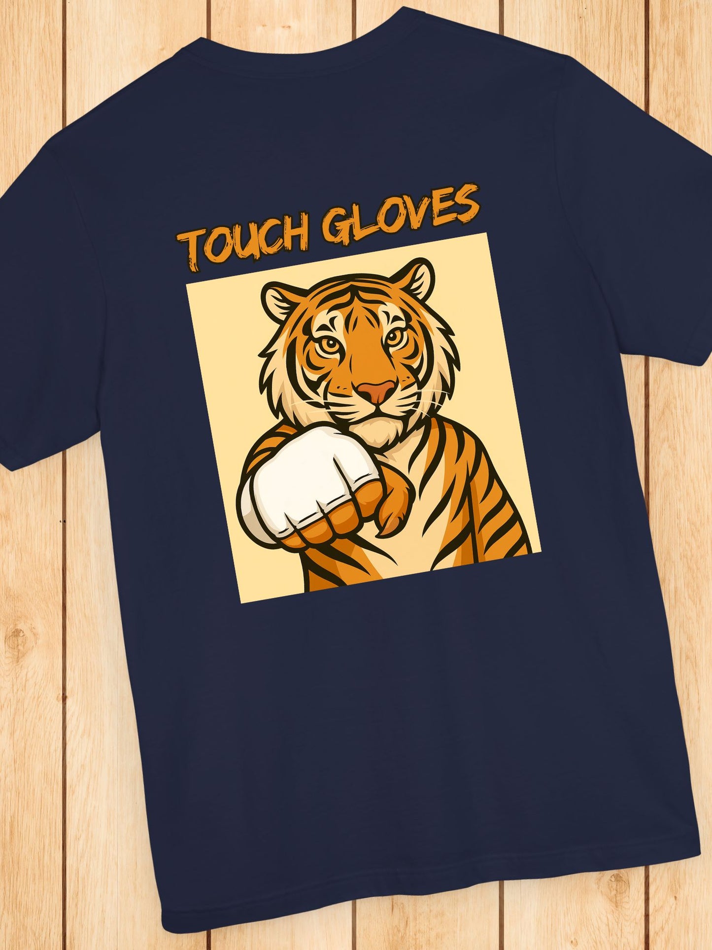 'Touch Gloves' MMA Tiger Graphic Unisex T-Shirt, MMA Apparel, Tiger Lover Tee