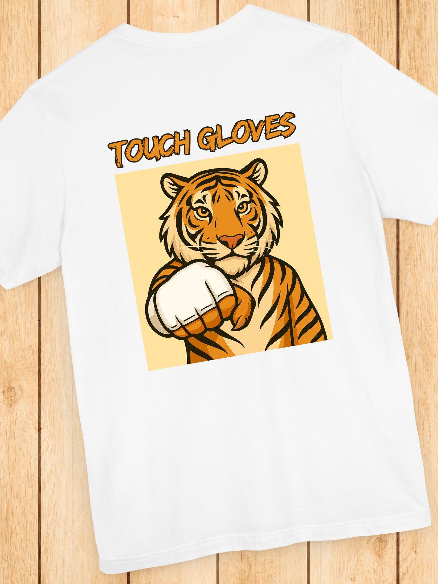 'Touch Gloves' MMA Tiger Graphic Unisex T-Shirt, MMA Apparel, Tiger Lover Tee