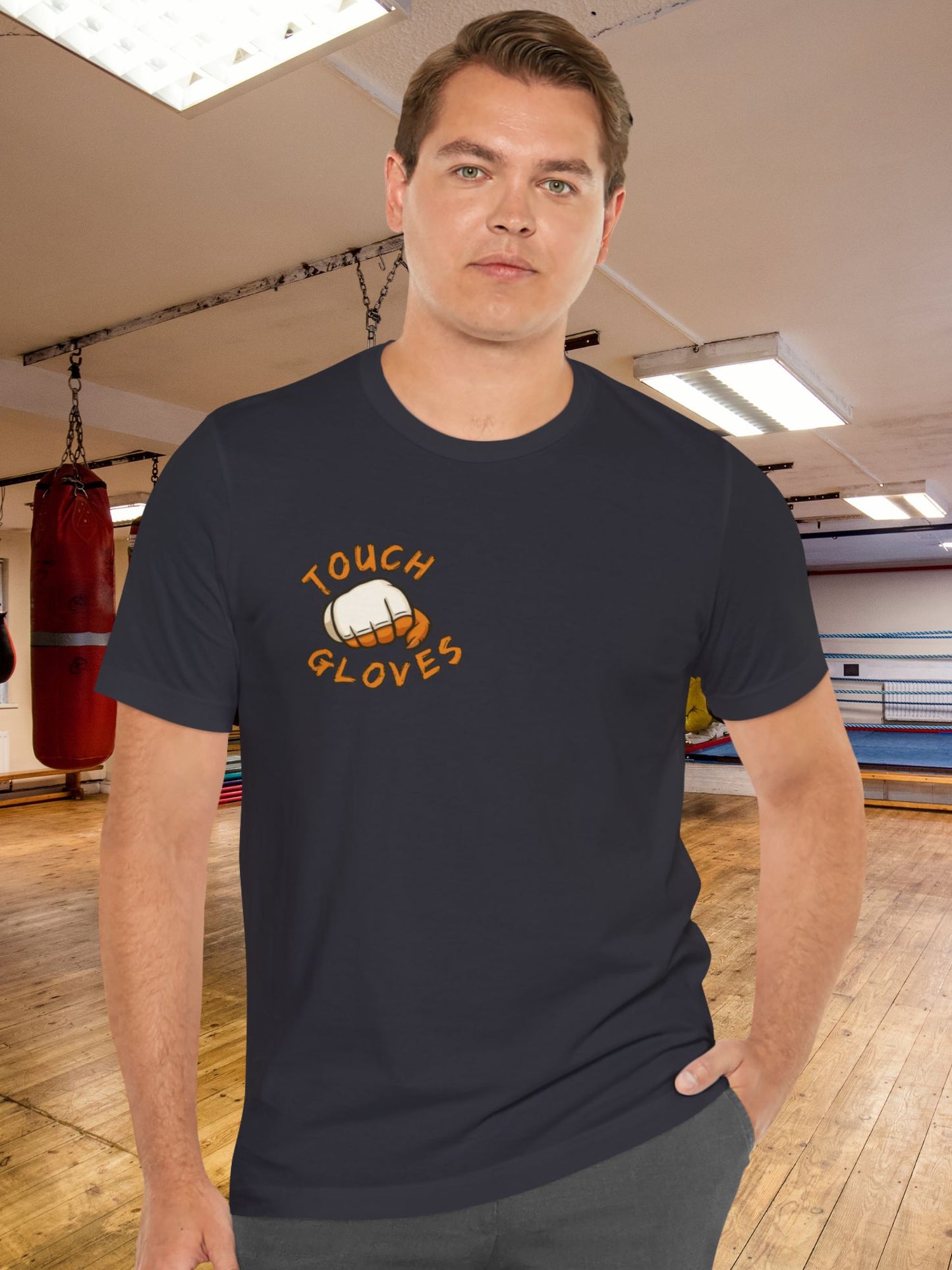 'Touch Gloves' MMA Tiger Graphic Unisex T-Shirt, MMA Apparel, Tiger Lover Tee