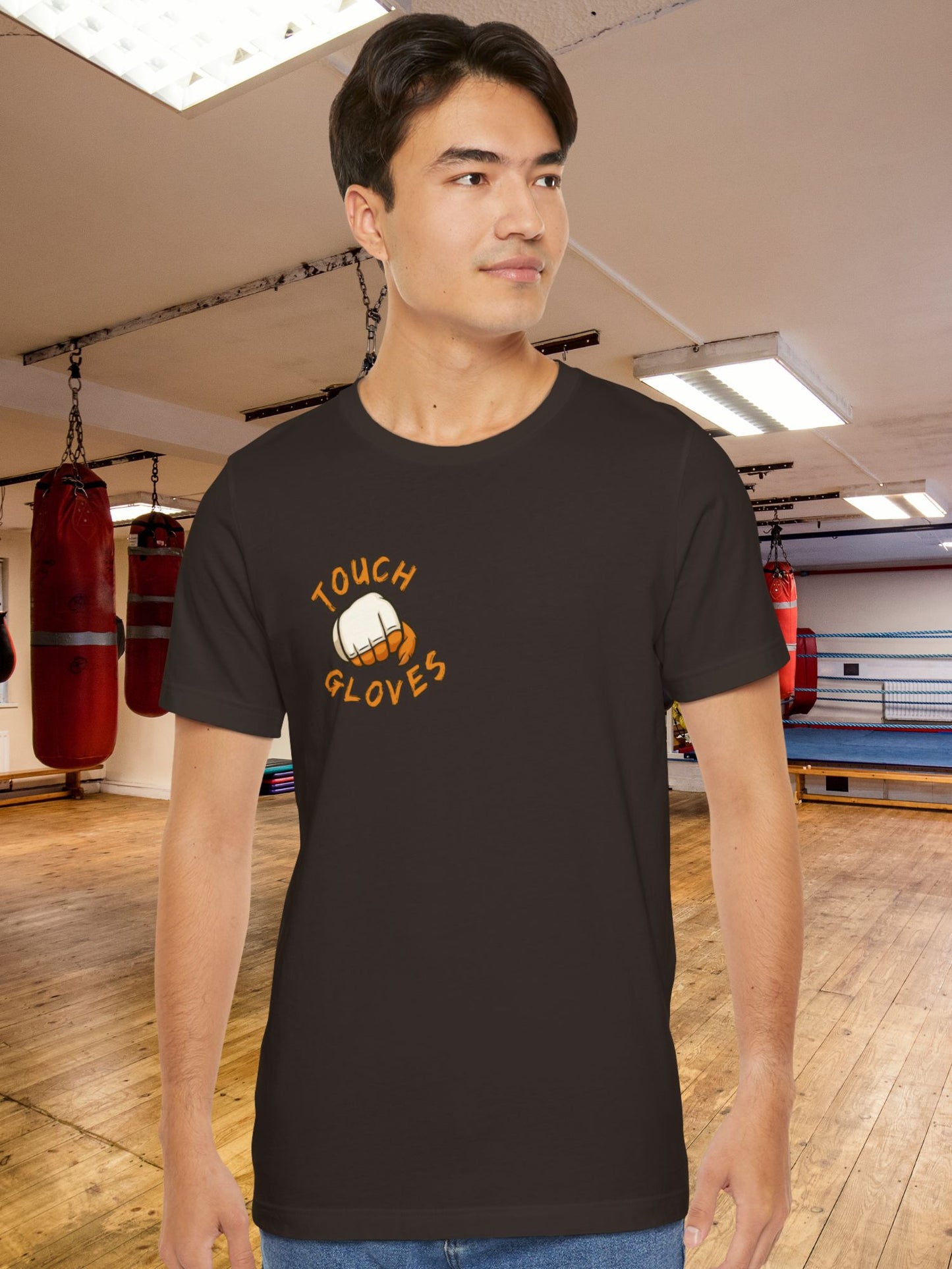 'Touch Gloves' MMA Tiger Graphic Unisex T-Shirt, MMA Apparel, Tiger Lover Tee