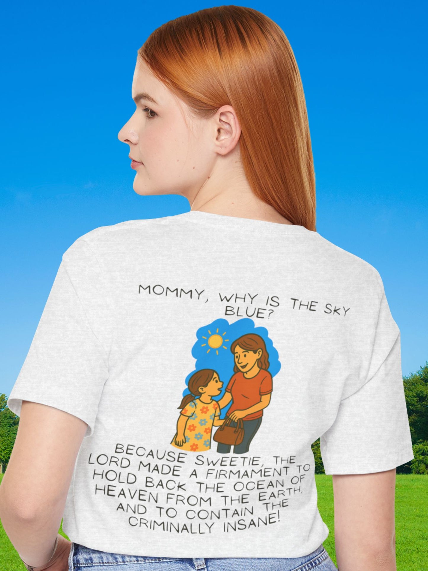 'Why is the Sky Blue?' Mommy & Me Christian Tee, Christian Apparel