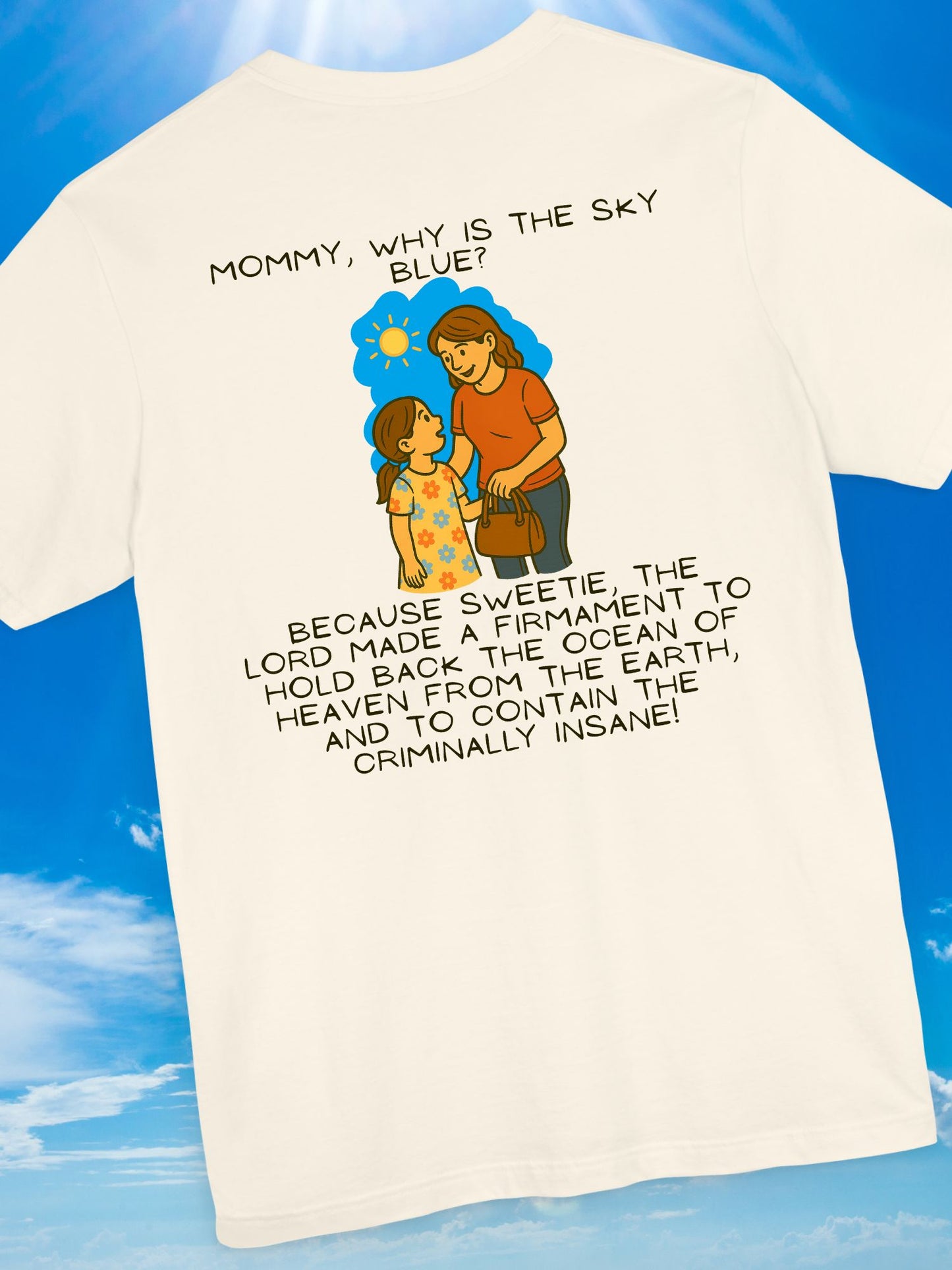 'Why is the Sky Blue?' Mommy & Me Christian Tee, Christian Apparel