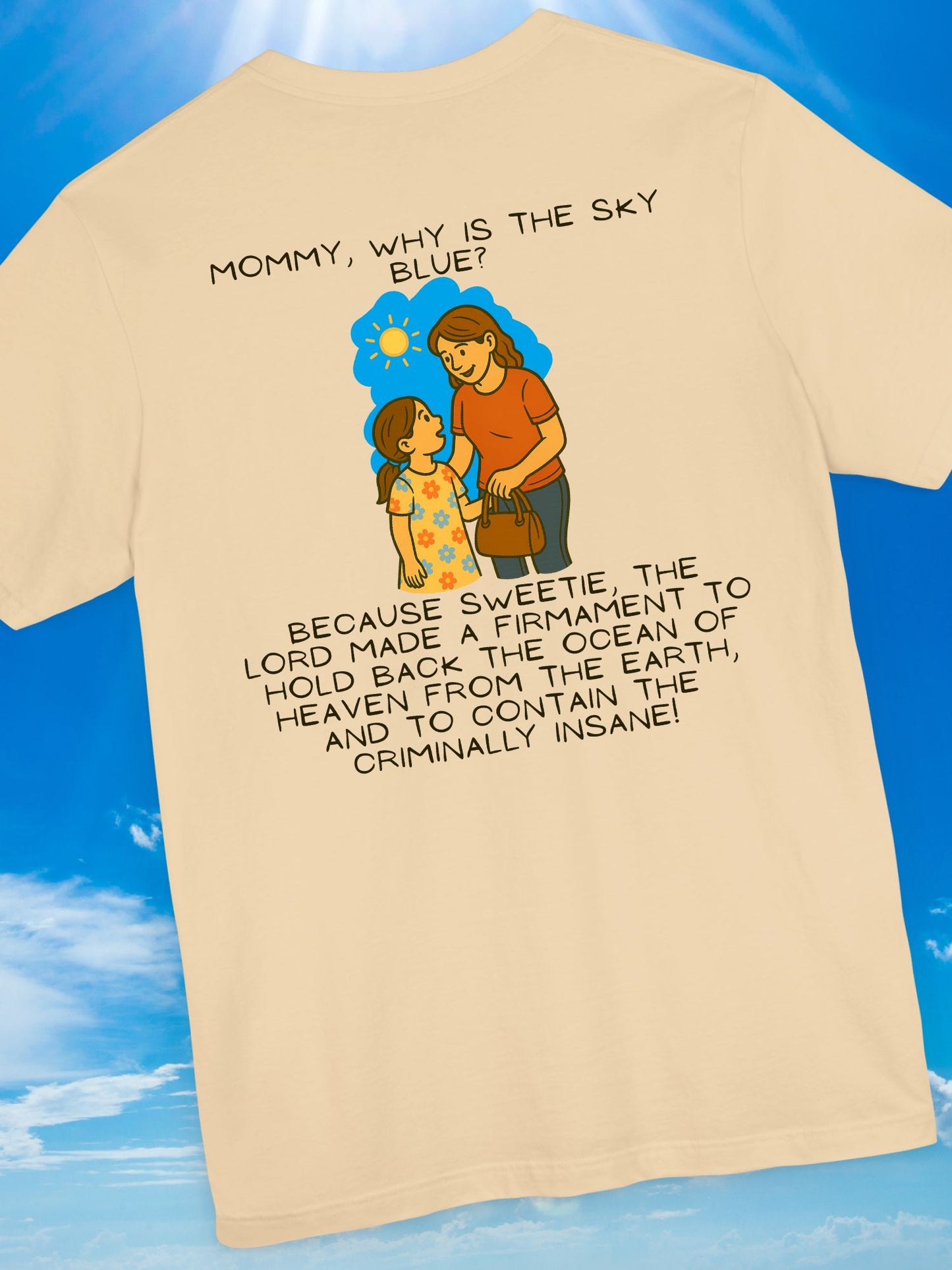 'Why is the Sky Blue?' Mommy & Me Christian Tee, Christian Apparel