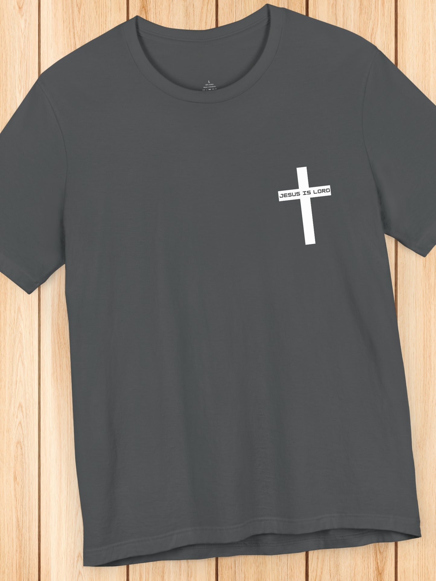 'In a world of lies The Truth is controversial, Jesus is Lord' Back Version Unisex T-Shirt, Christian Apparel, Jesus Tee