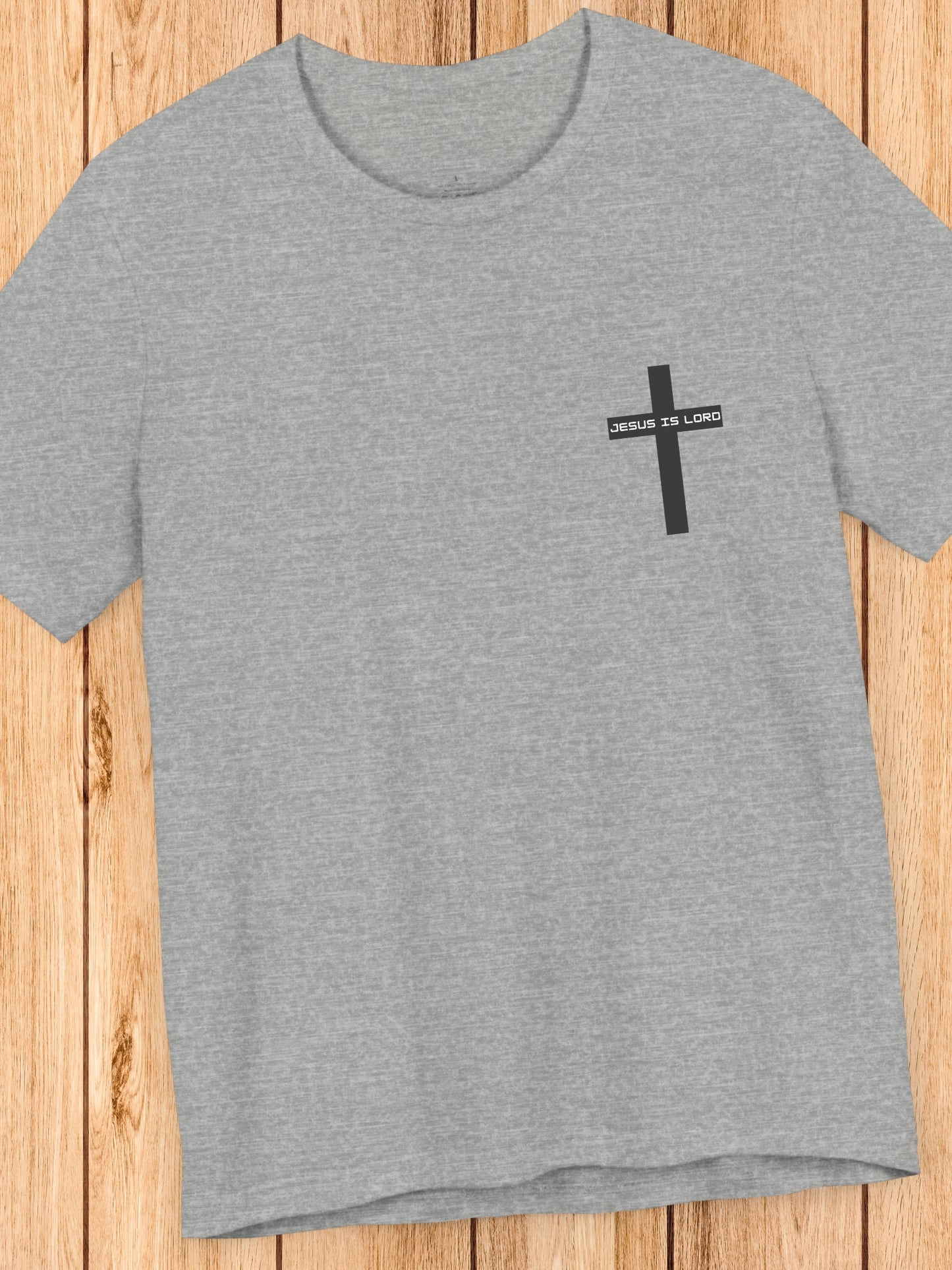 'In a world of lies The Truth is controversial, Jesus is Lord' Back Version Unisex T-Shirt, Christian Apparel, Jesus Tee
