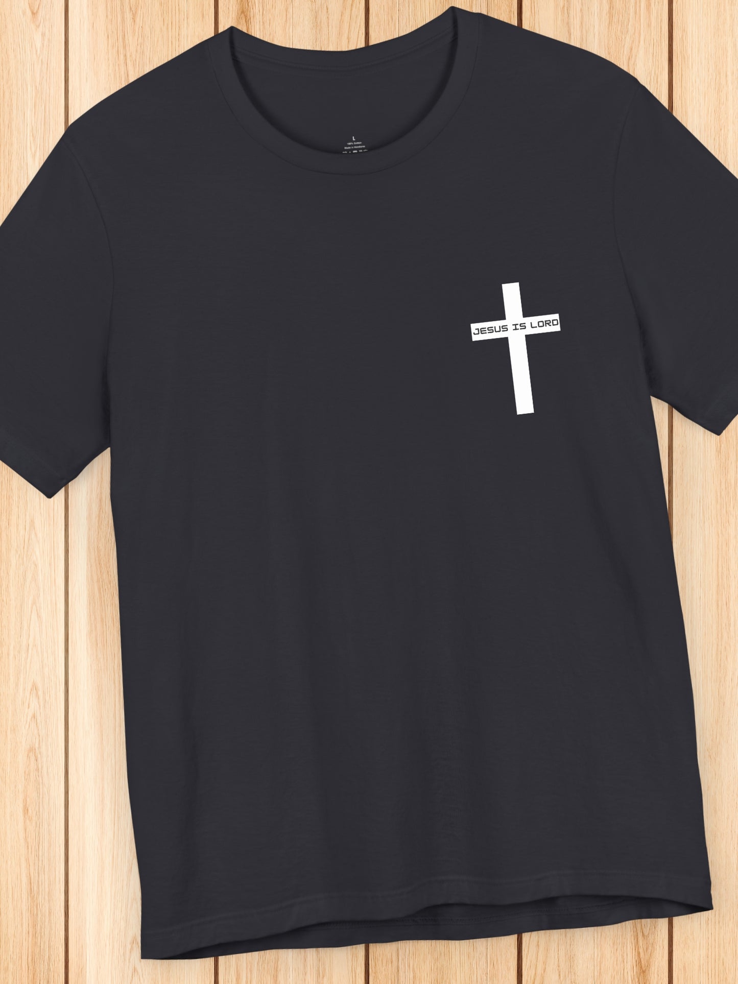 'In a world of lies The Truth is controversial, Jesus is Lord' Back Version Unisex T-Shirt, Christian Apparel, Jesus Tee