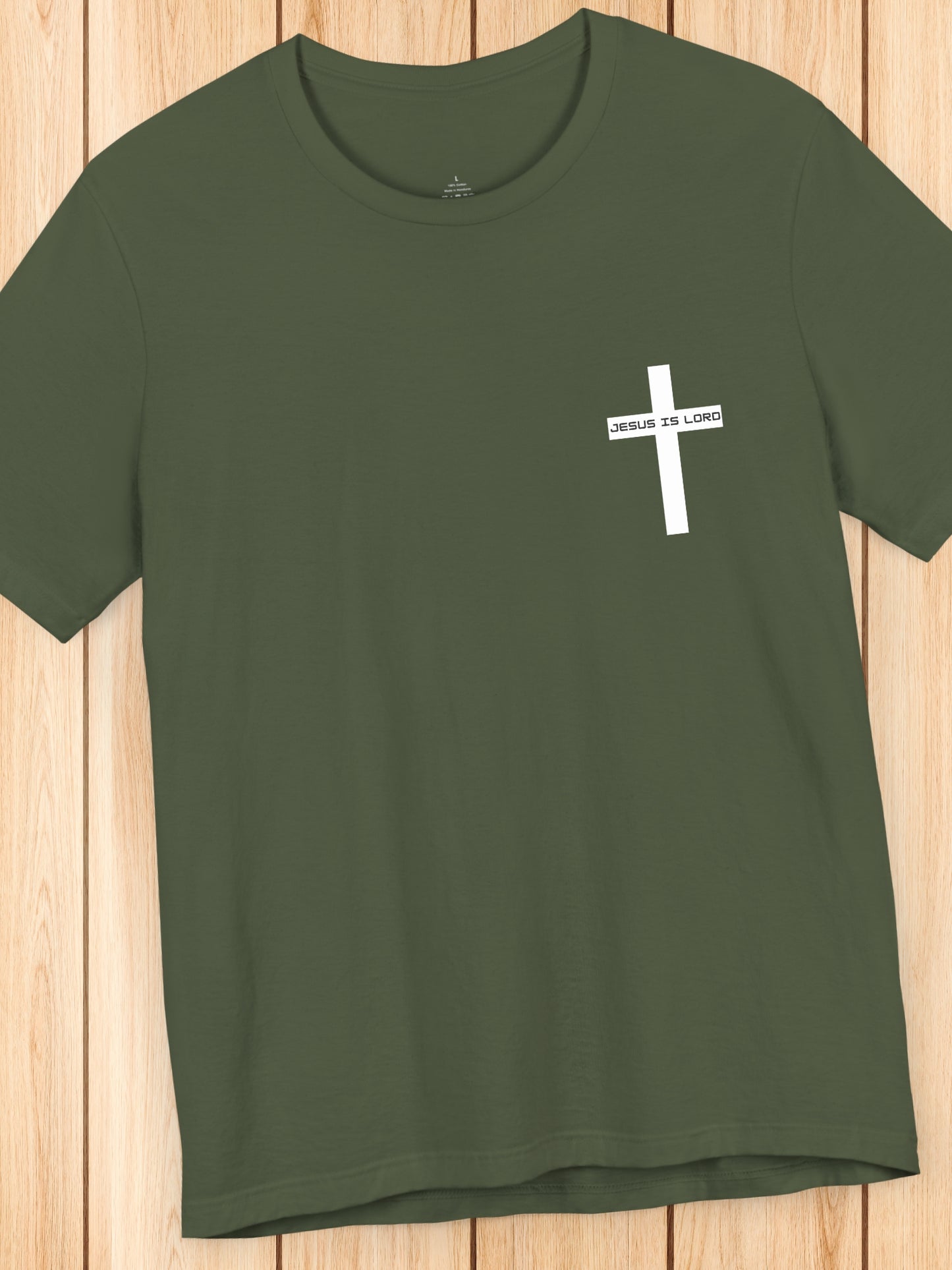 'In a world of lies The Truth is controversial, Jesus is Lord' Back Version Unisex T-Shirt, Christian Apparel, Jesus Tee