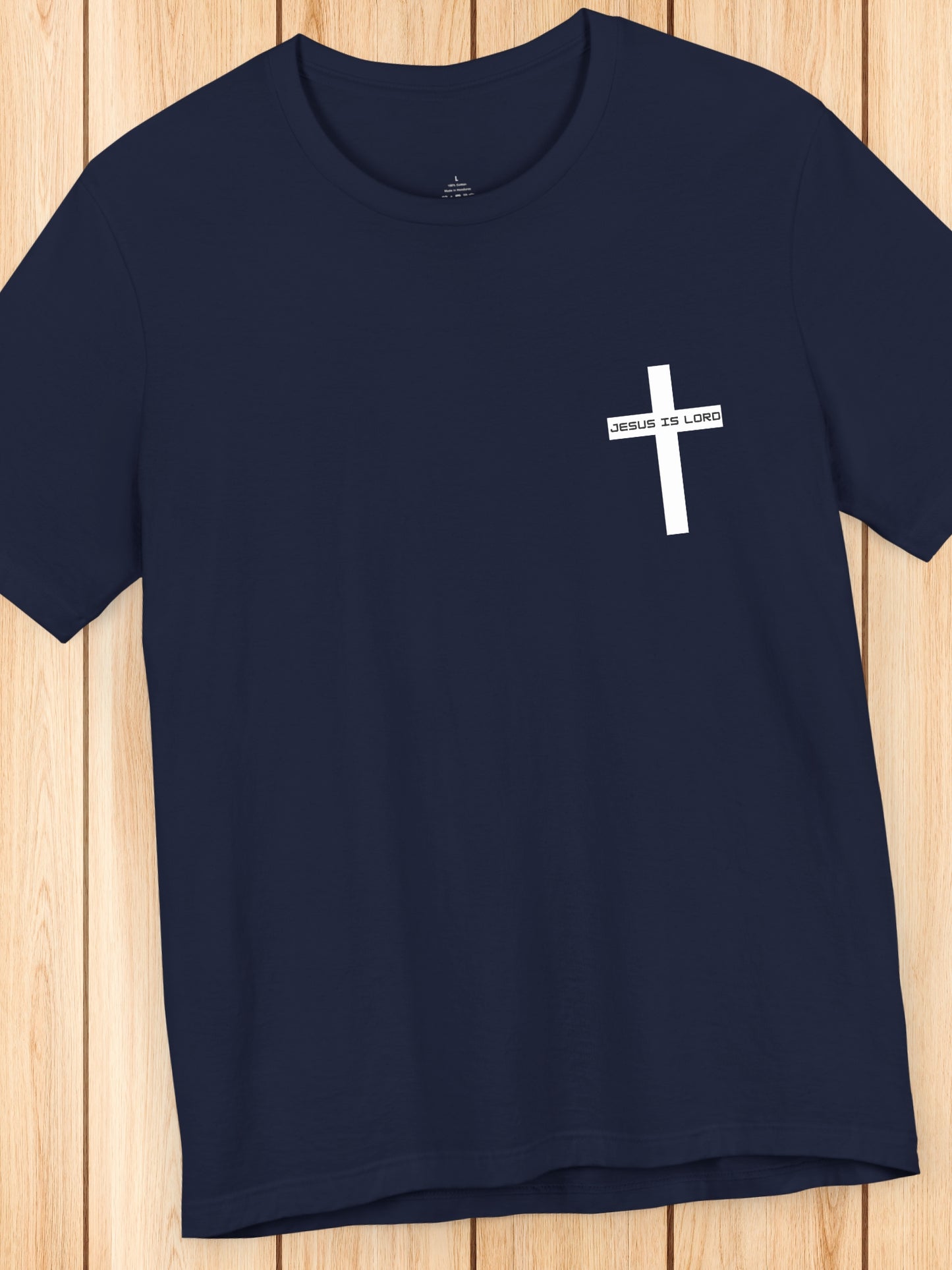 'In a world of lies The Truth is controversial, Jesus is Lord' Back Version Unisex T-Shirt, Christian Apparel, Jesus Tee